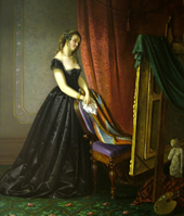 Portrait of a Lady 1868 by Auguste Coomans